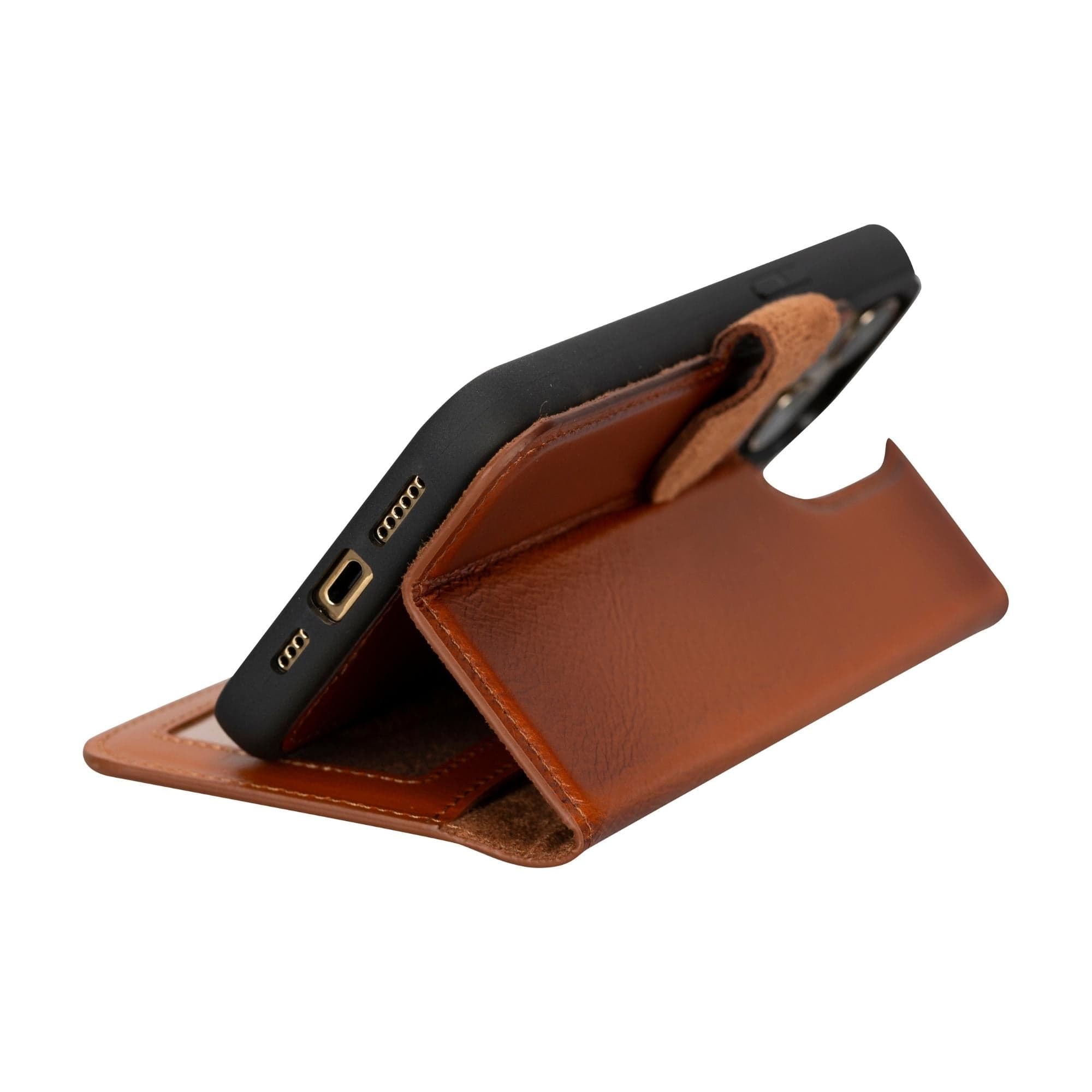 B2B - iPhone 15 Series Leather Wallet Case Bouletta B2B