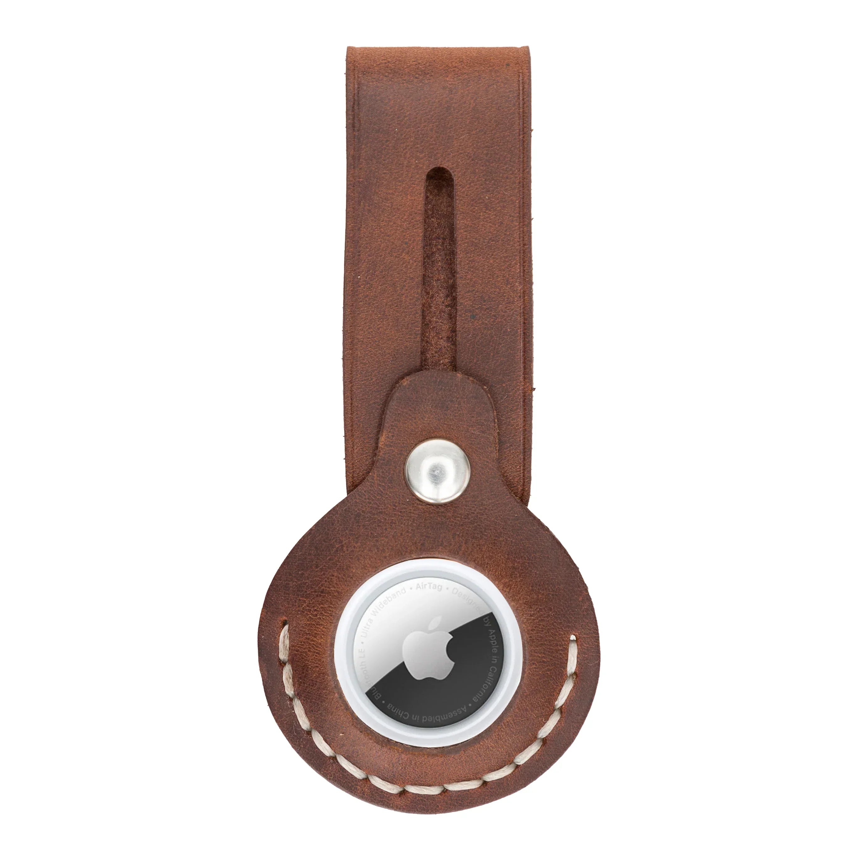 Beta Leather AirTag Case Tan Bouletta