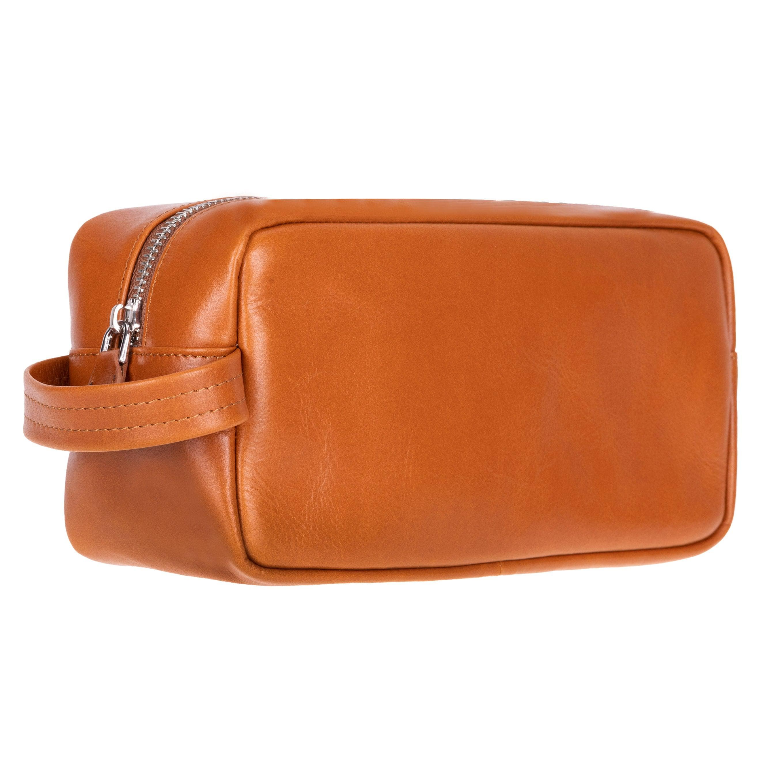 Biel Leather Dopp Kit Sandy Tan Bouletta