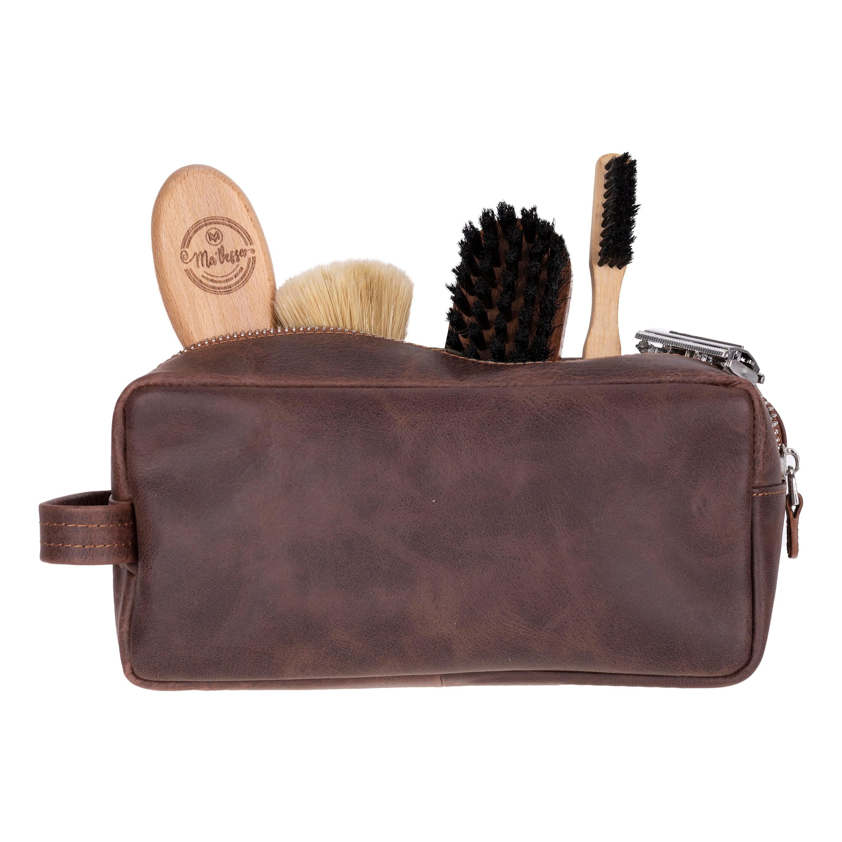Biel Leather Dopp Kit Bouletta