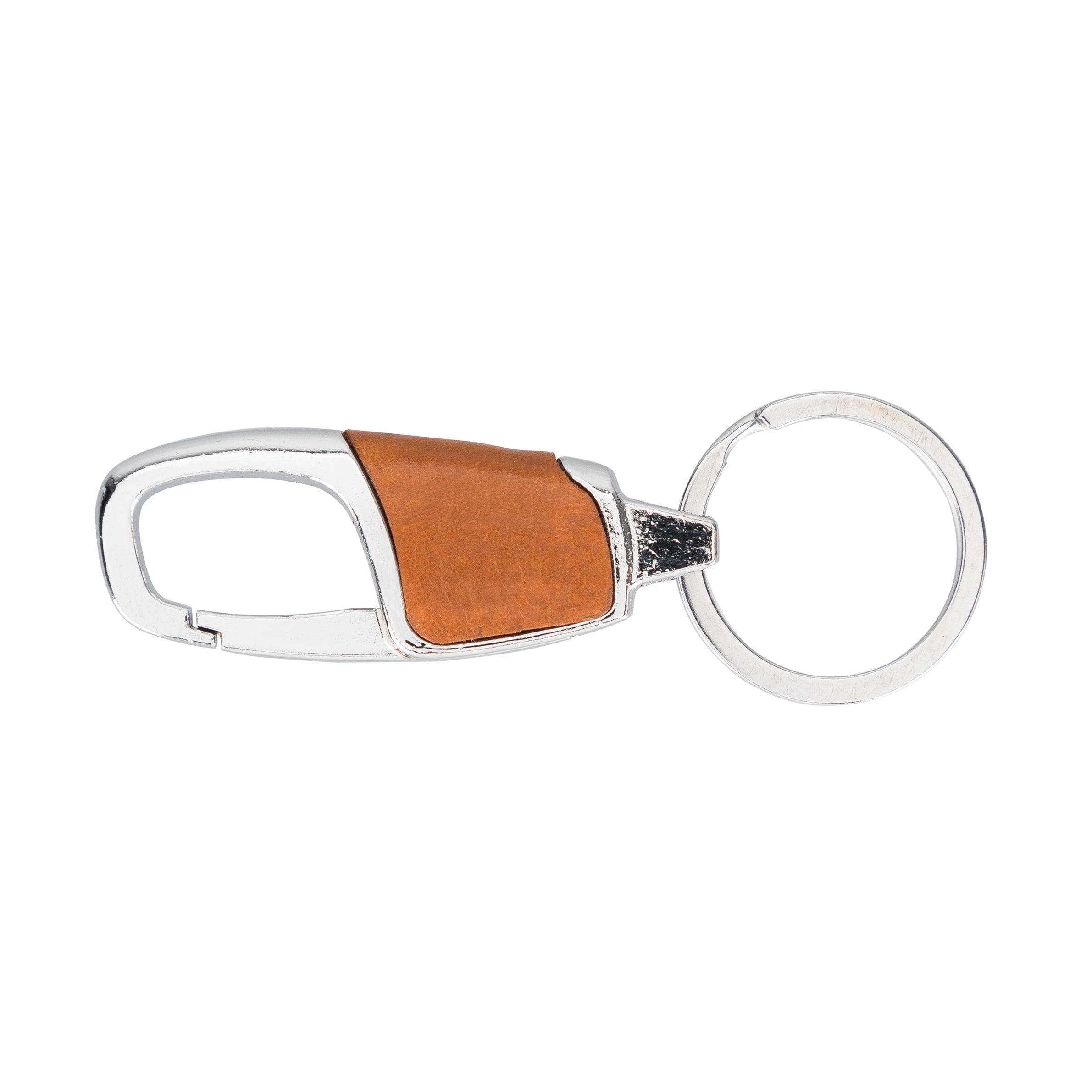 BKR13 Leather Keyring Tan Bouletta