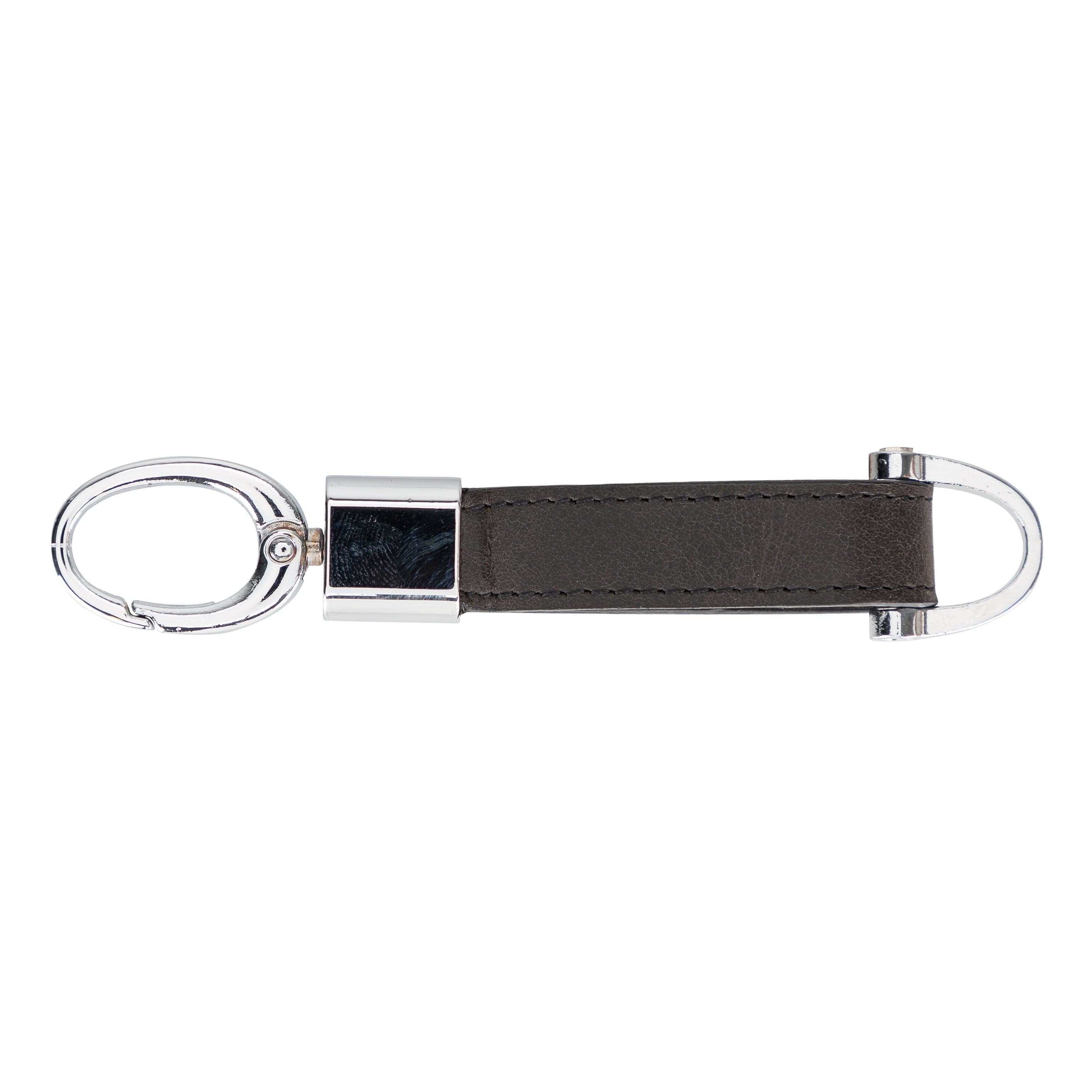 BKR14 Leather Keyring Tiguan Black Bouletta
