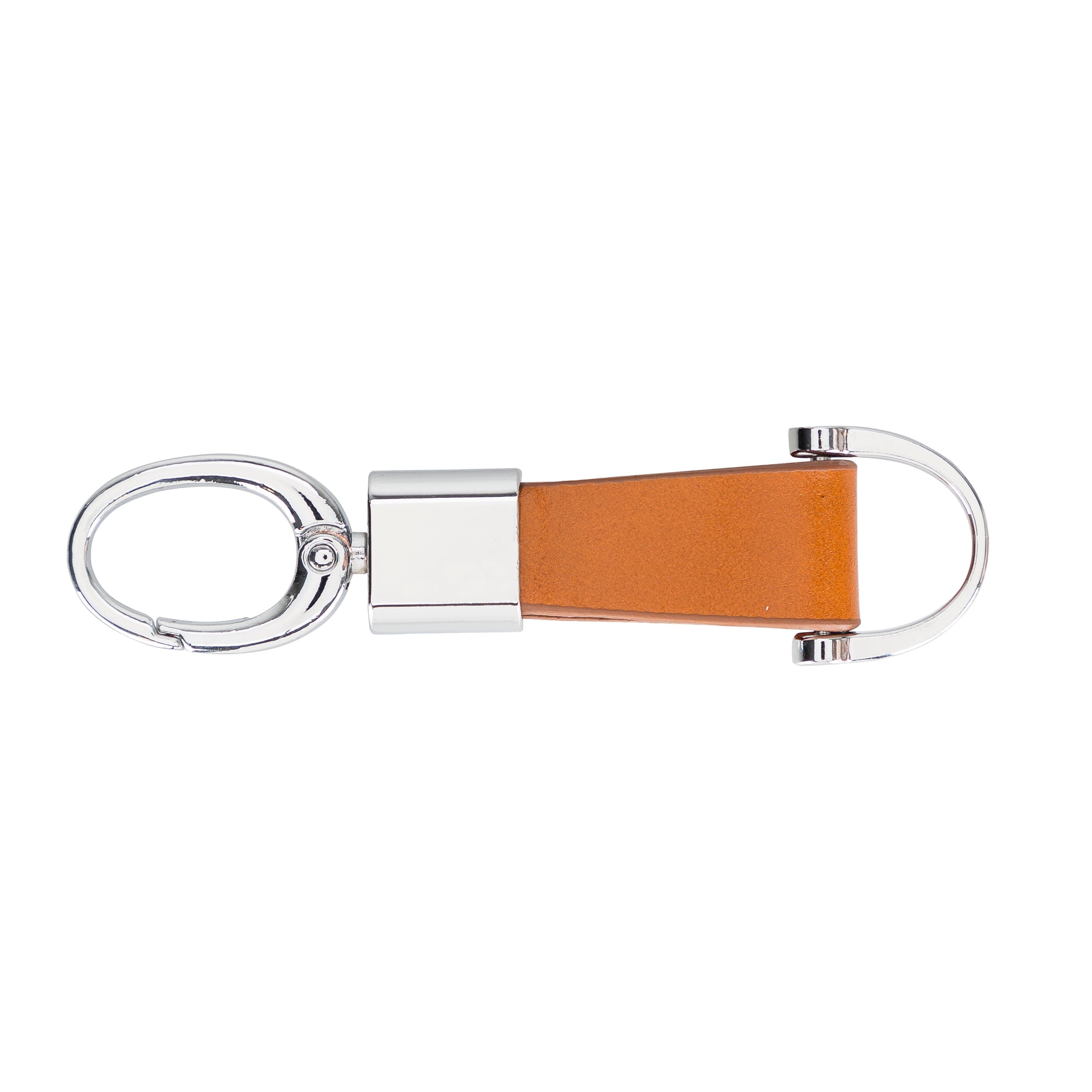 BKR17 Leather Keyring Rustic Tan Bouletta