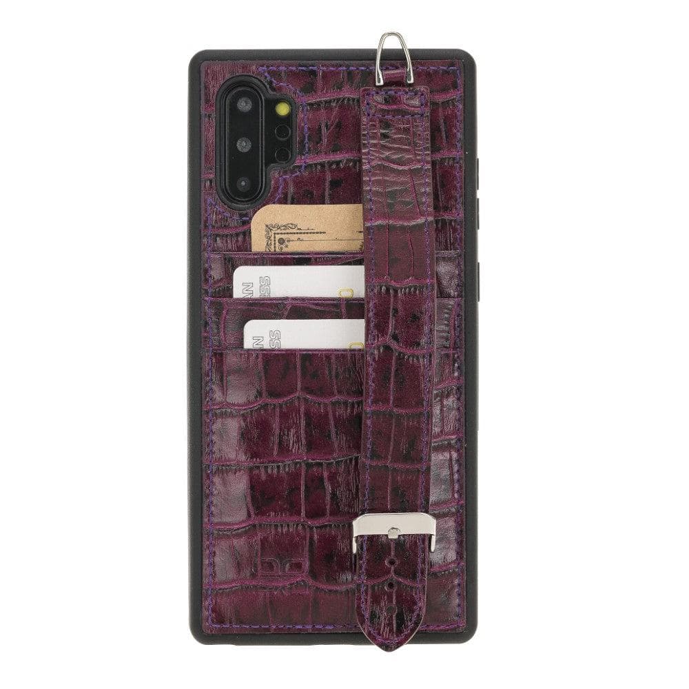 Bouletta Note 10 Series Flex Cover With Hand Strap Note 10 Plus / Croco Purple / Leather Bouletta LTD