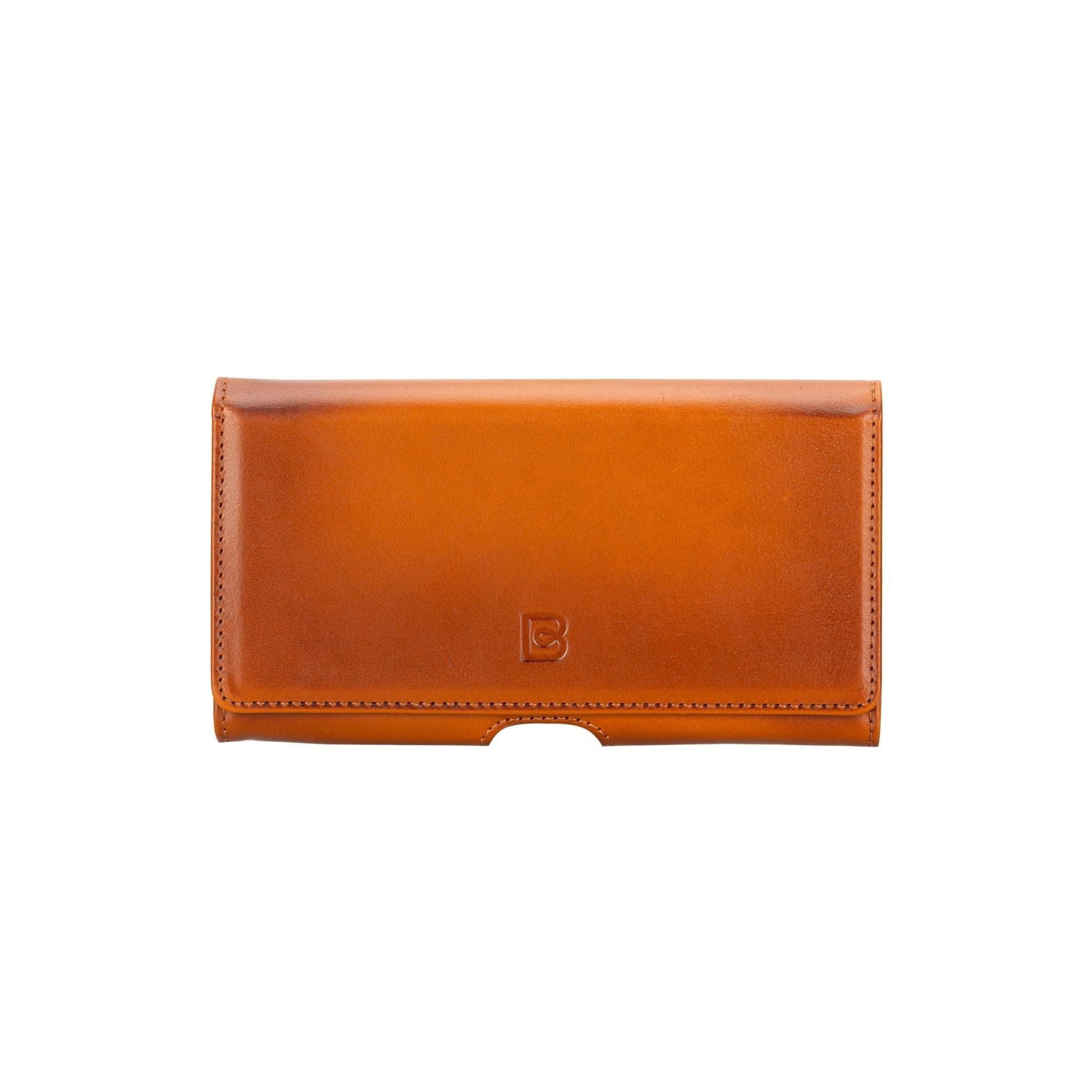 Bouletta Titan Universal Clutch-RST1-6.1',6,8'- Waist Belt Attachable Leather Case for iPhone Phones 6.8" / Tan Bouletta LTD