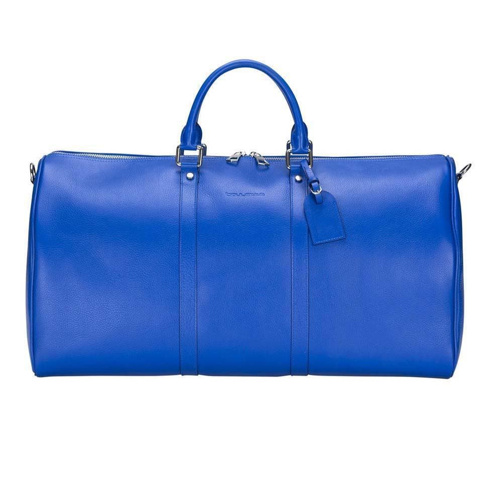 Caira Leather Travel Bag Blue Bouletta