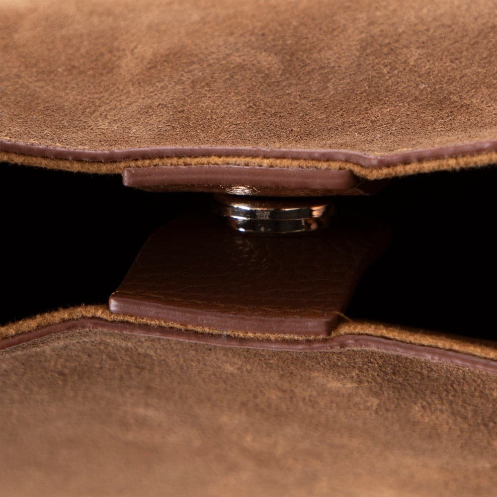 Carina Suede Leather Women's Bag Bouletta