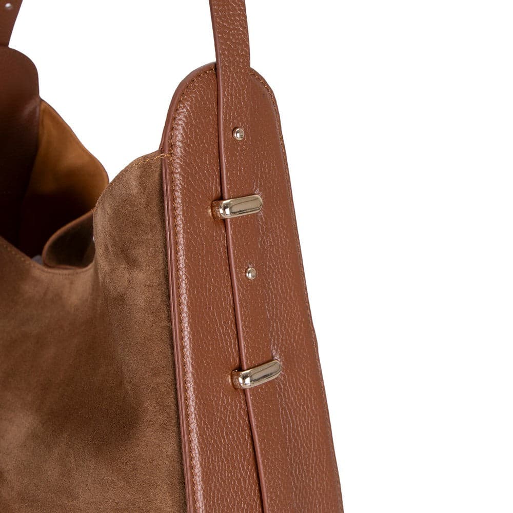 Carina Suede Leather Women's Bag Bouletta