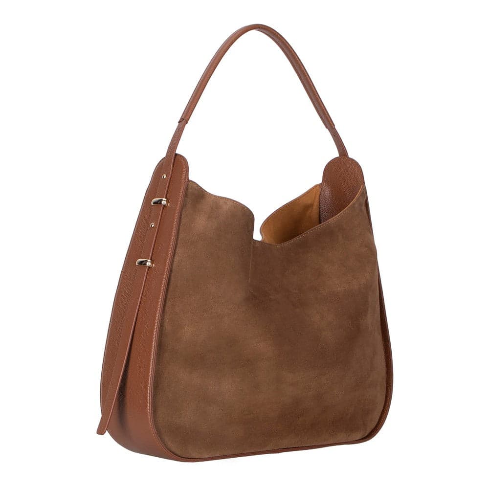 Carina Suede Leather Women's Bag Bouletta