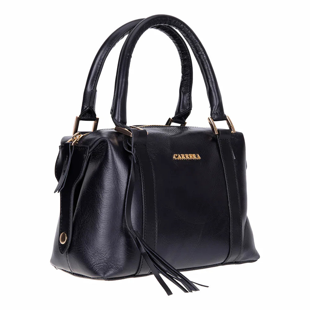 Carrera Livina Leather Women's Bag Black Bouletta