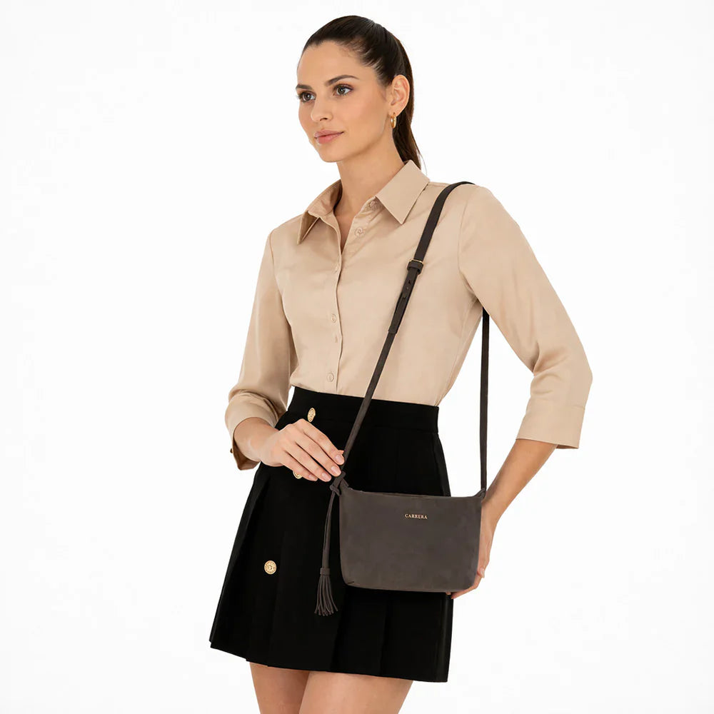 Carrera Melora Suede Leather Women's Bag Bouletta