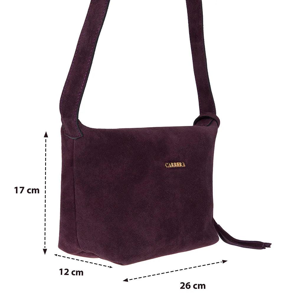 Carrera Melora Suede Leather Women's Bag Bouletta