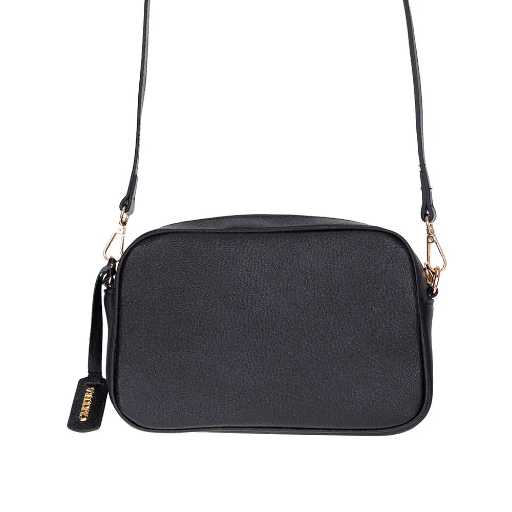 Carrera Serina Leather Women's Bag Black Bouletta