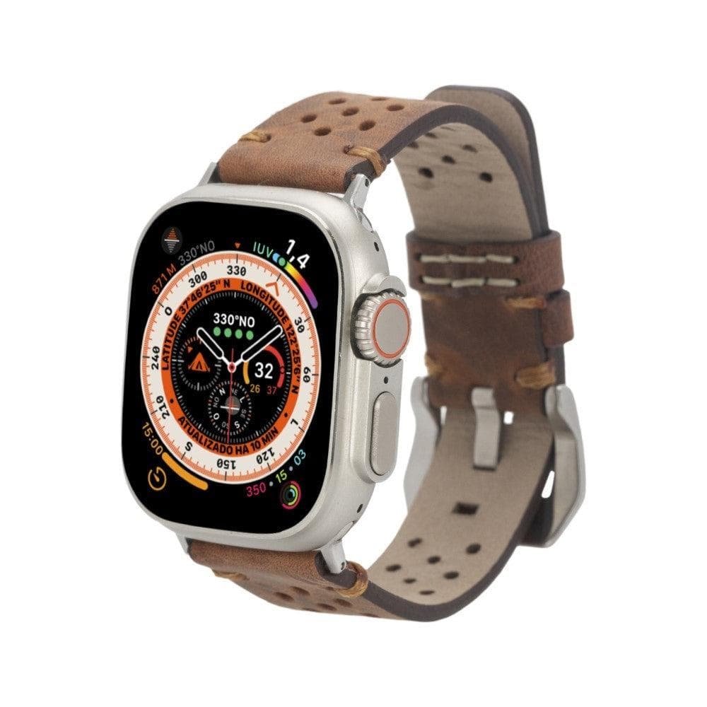Chester Vigo Apple Watch Leather Straps Dark Brown / Leather Bouletta