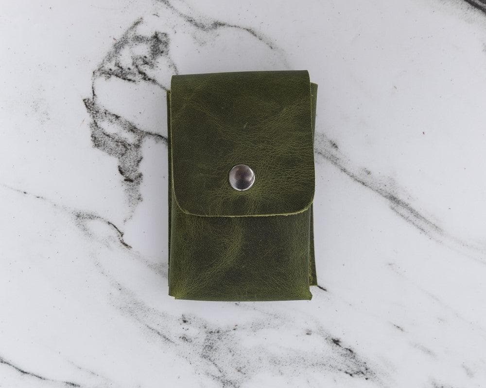 Cigarette Leather Case Olive Bouletta