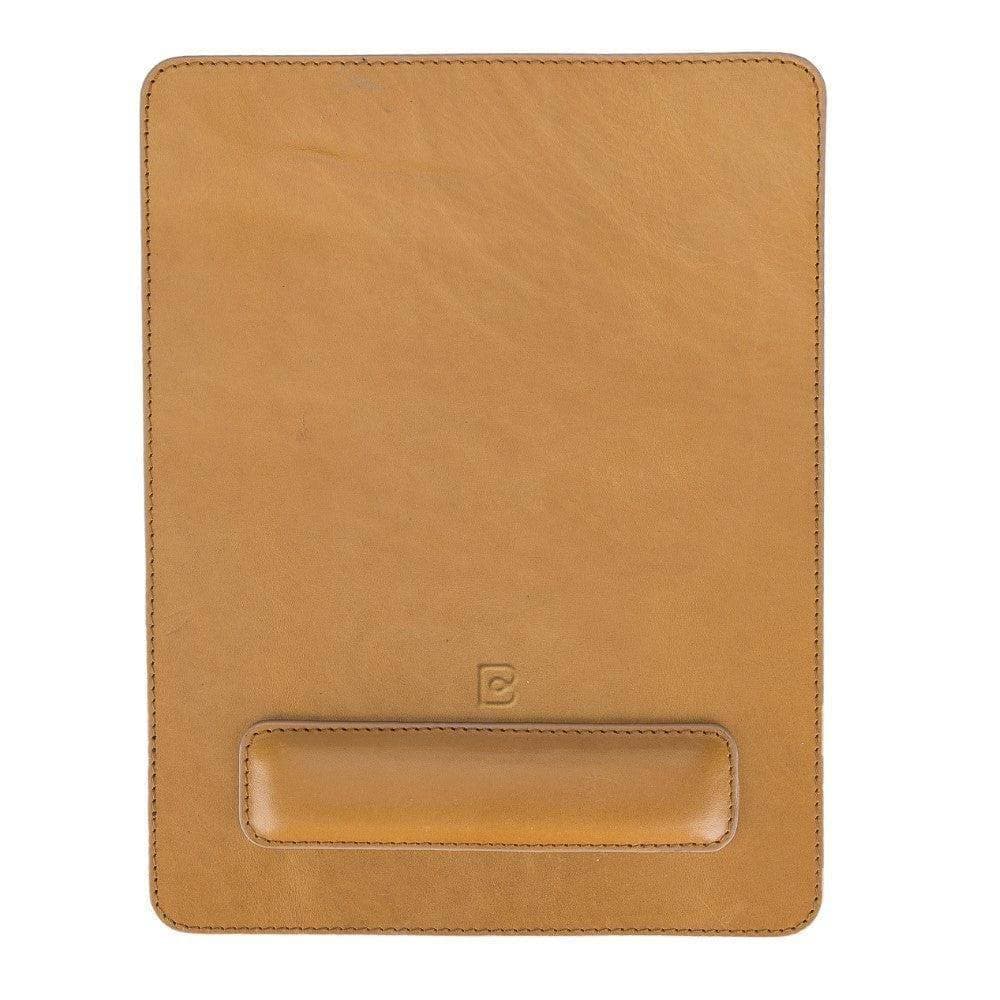 Comfy Genuine Leather Mouse Pad Goldenrod Bouletta