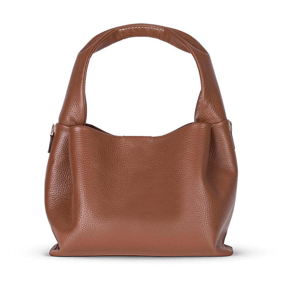 Cortina Women's Leather Bag Tan Bouletta