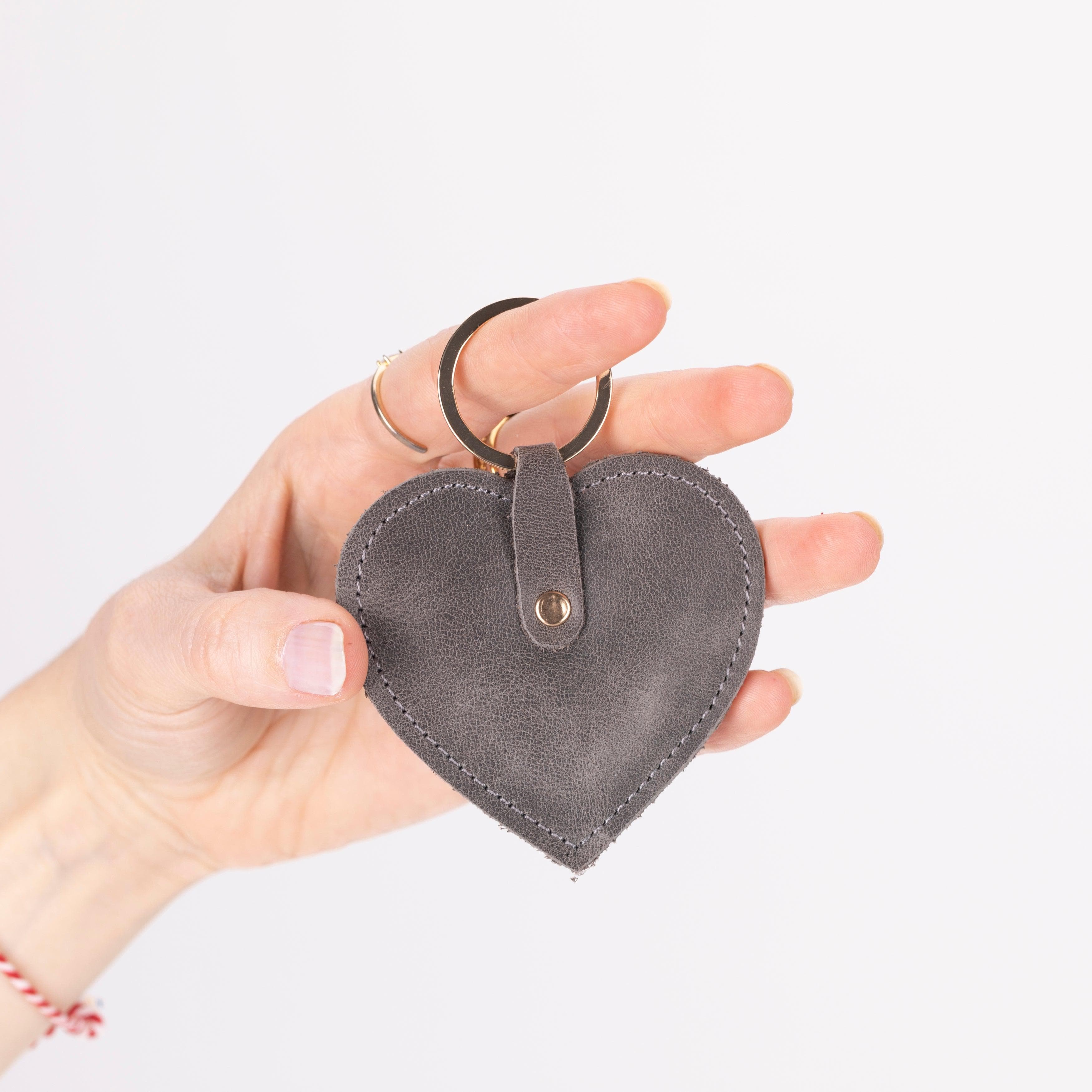 Cuore Leather Keyring Bouletta