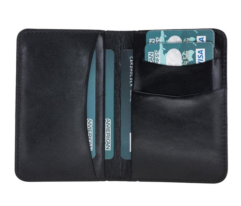 Dalfsen Leather Card Holder Black Bouletta