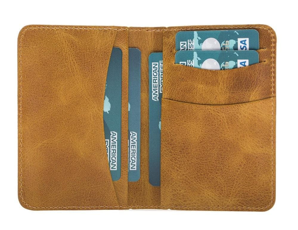 Dalfsen Leather Card Holder Dark Amber Bouletta