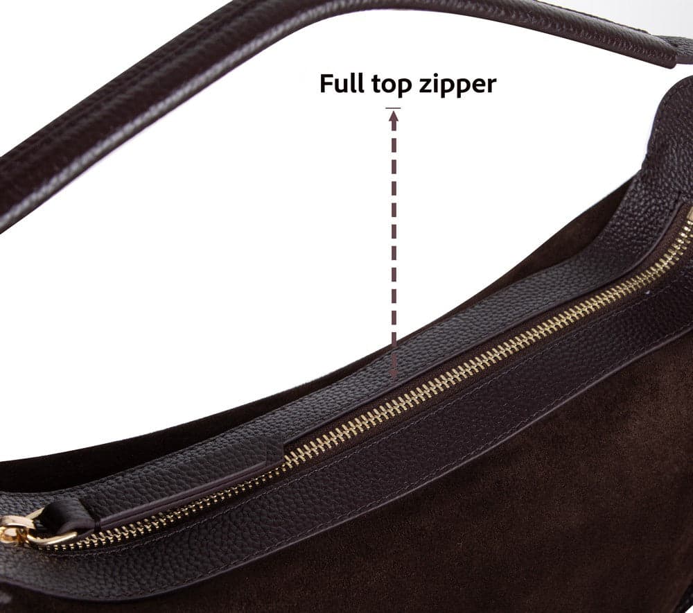 Dolcezza Suede Leather Women's Bag Bouletta