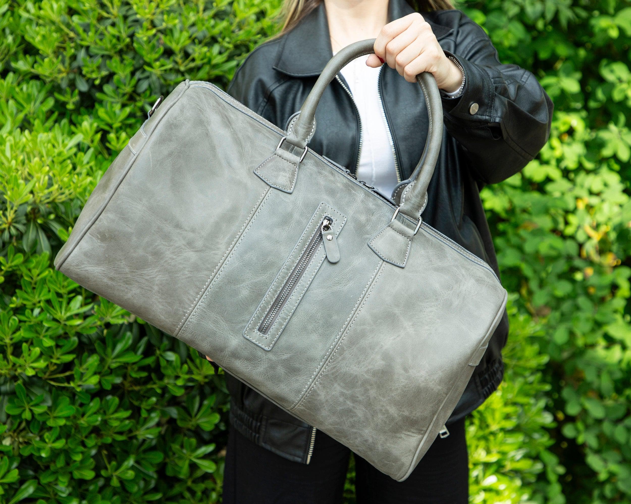 Dolly Leather Weekend Duffle Bag Bouletta