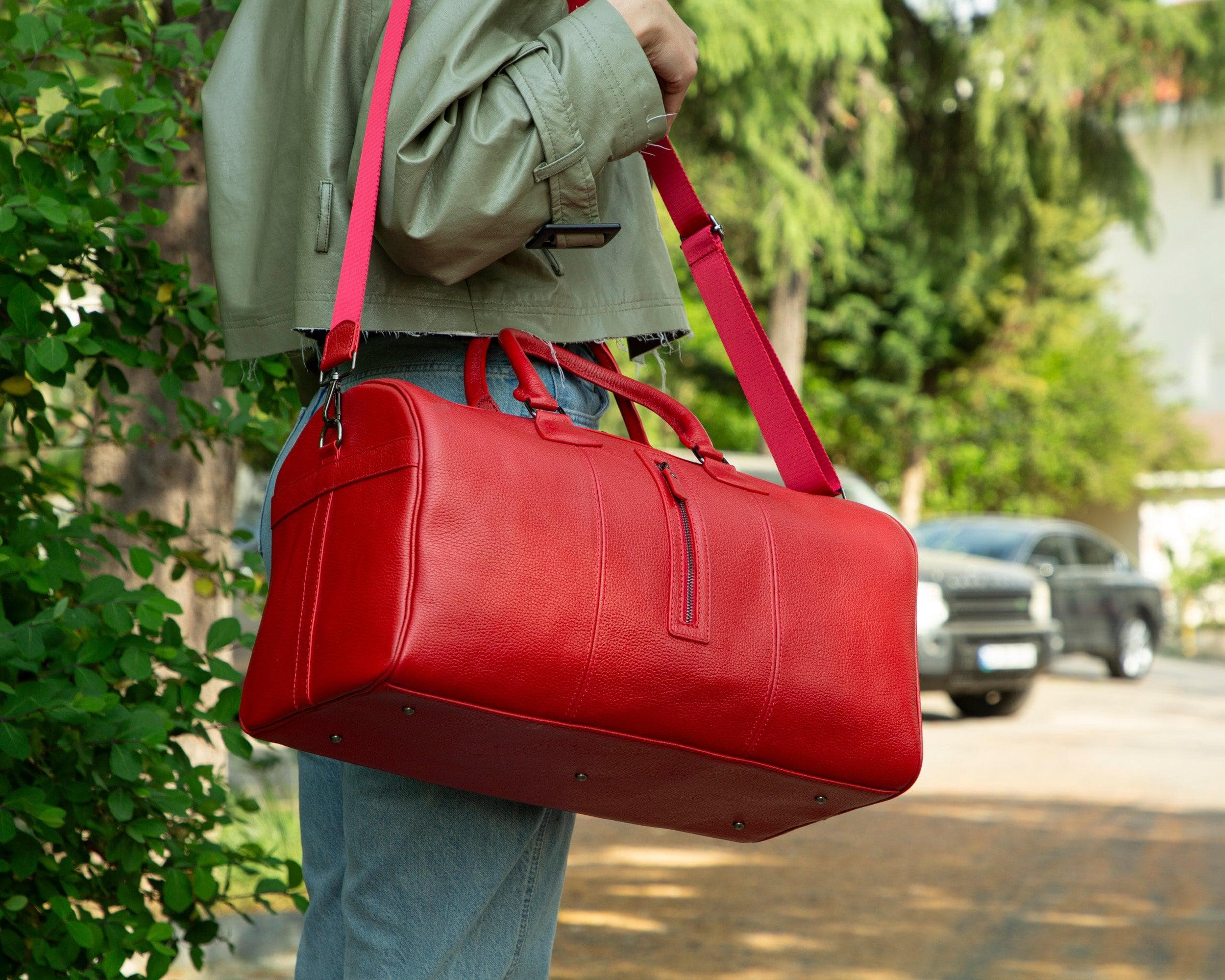 Dolly Leather Weekend Duffle Bag Bouletta