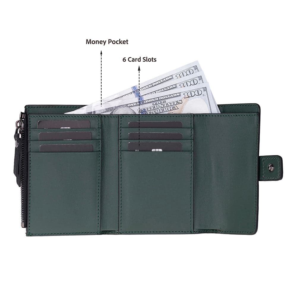 Elba Leather Women's Wallet Bouletta