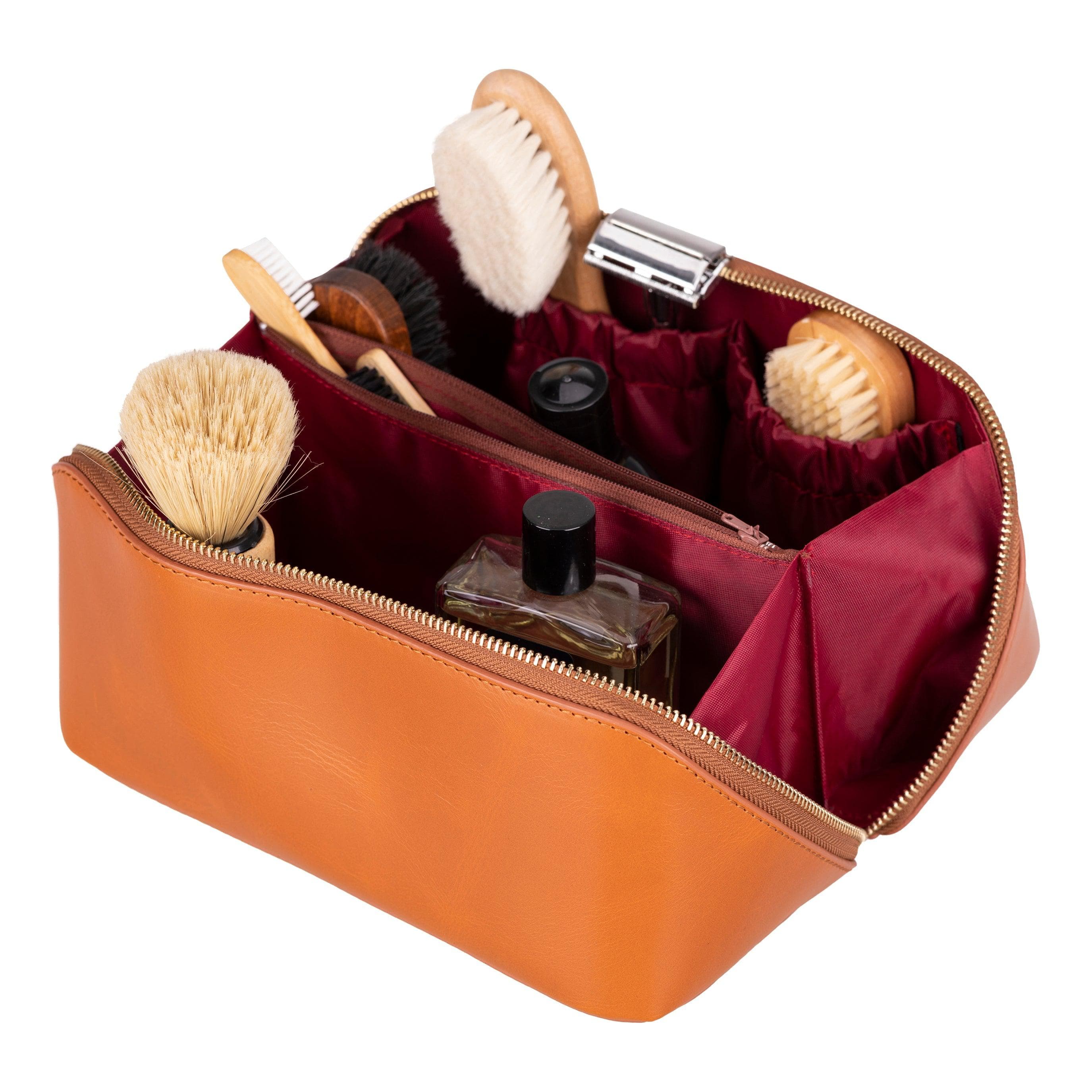 Ella Genuine Leather Dopp Kit Bouletta