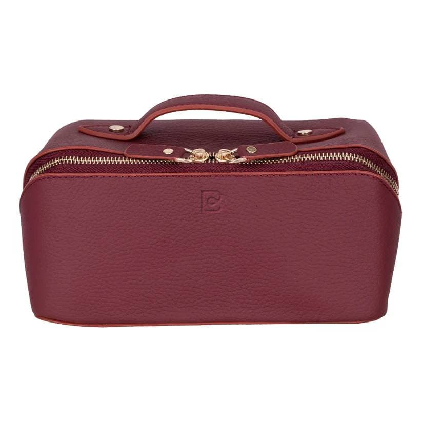 Ella Genuine Leather Dopp Kit Garnet Bouletta