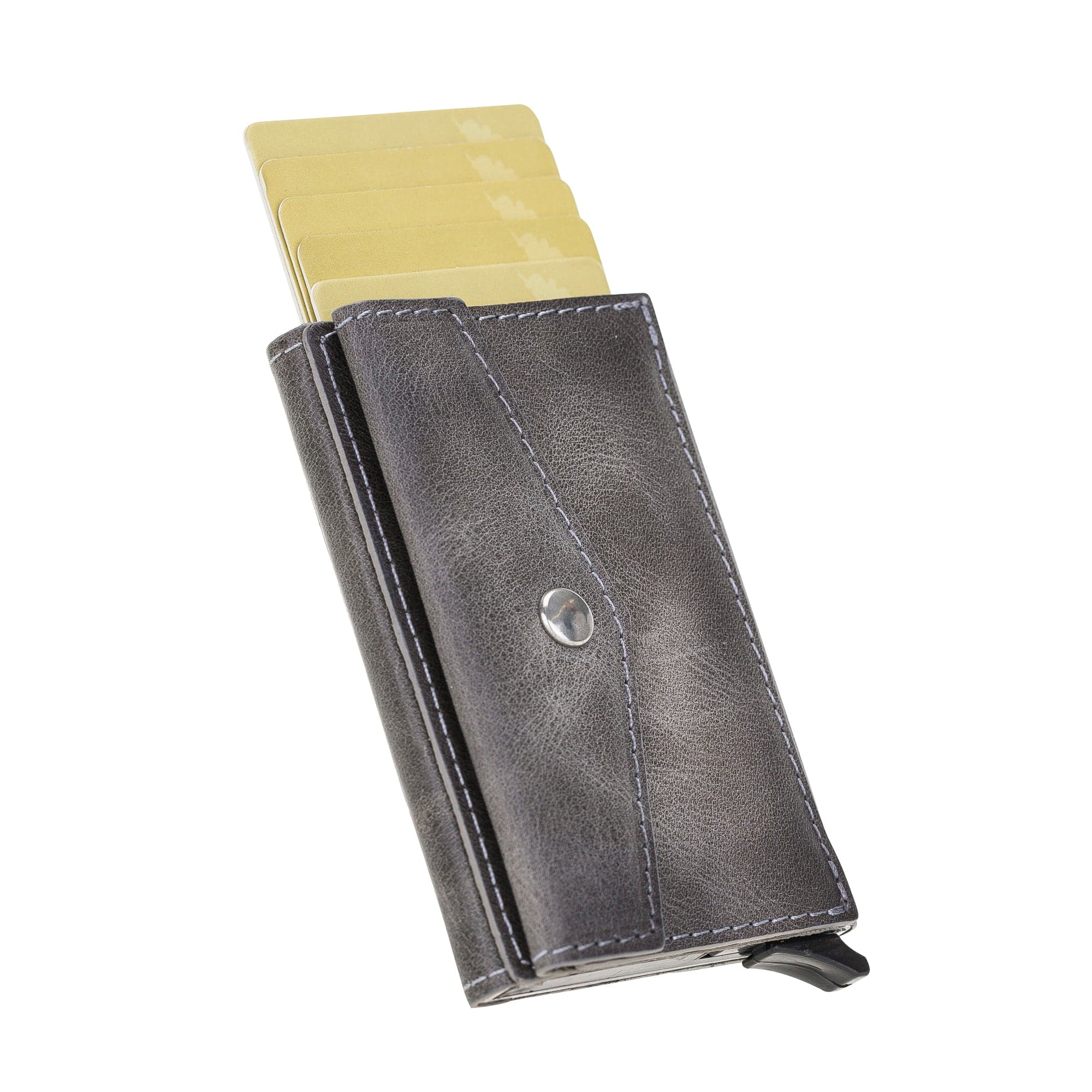 Envelope Mechanical Card Holder Gray Bouletta