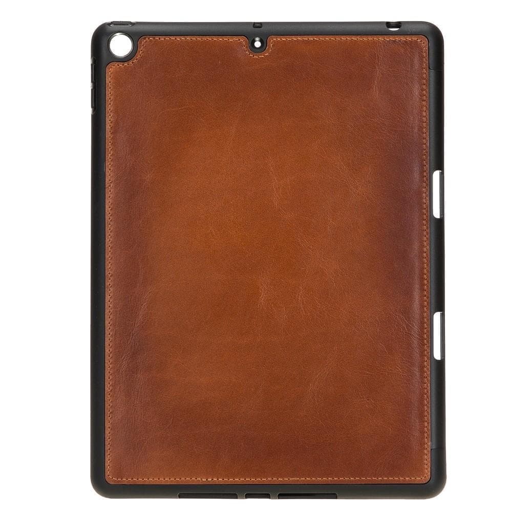 Eto iPad 10.2" Leather Wallet Case Tan Bouletta