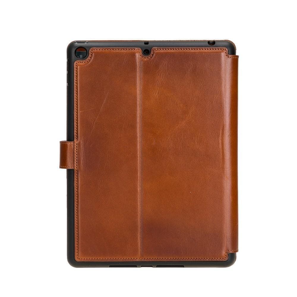 Eto iPad 10.2" Leather Wallet Case Tan Bouletta