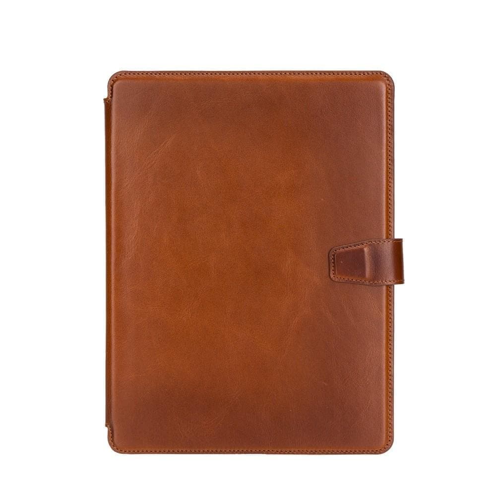 Eto iPad 10.2" Leather Wallet Case Tan Bouletta
