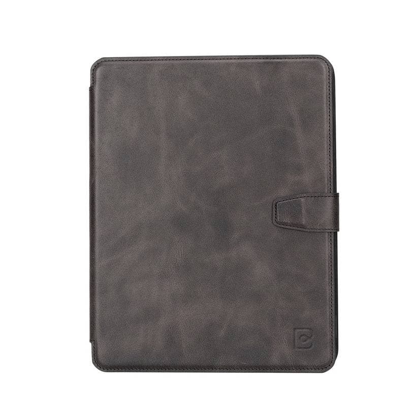 Eto iPad Air 10.9" Leather Wallet Case I Pad Air 10.9" 2020 4th Gen / Charcoal Bouletta