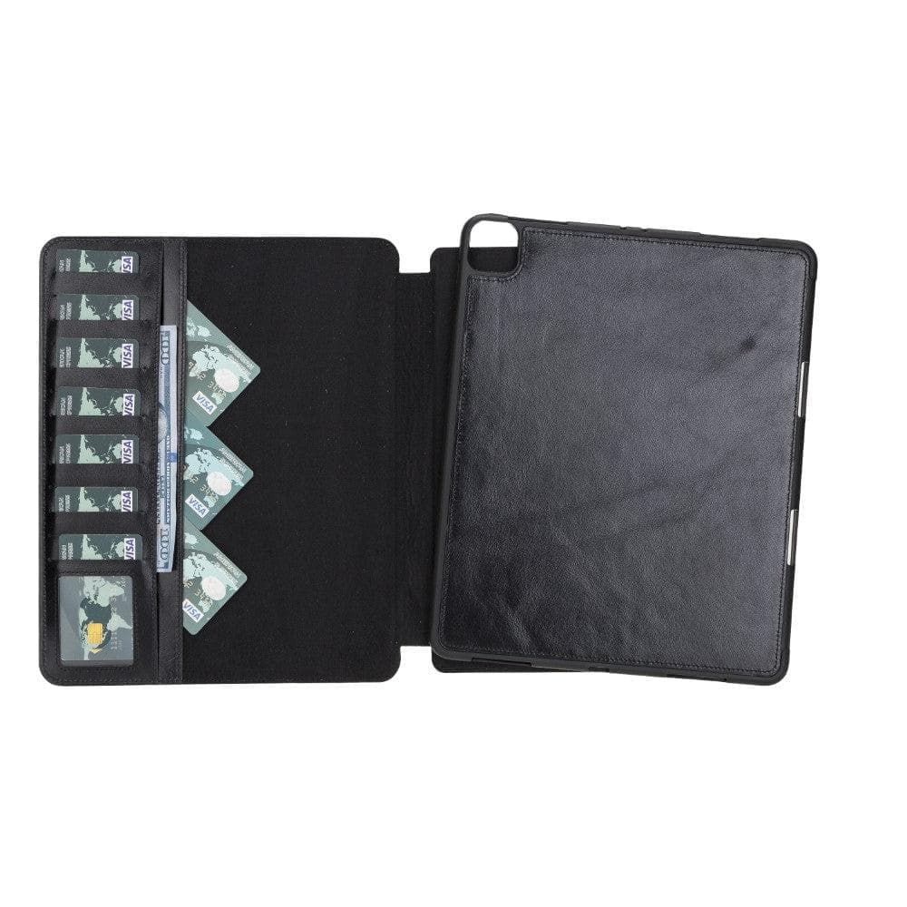 Eto iPad Series Genuine Leather Wallet Case I Pad Pro 11 2020 / Black Bouletta