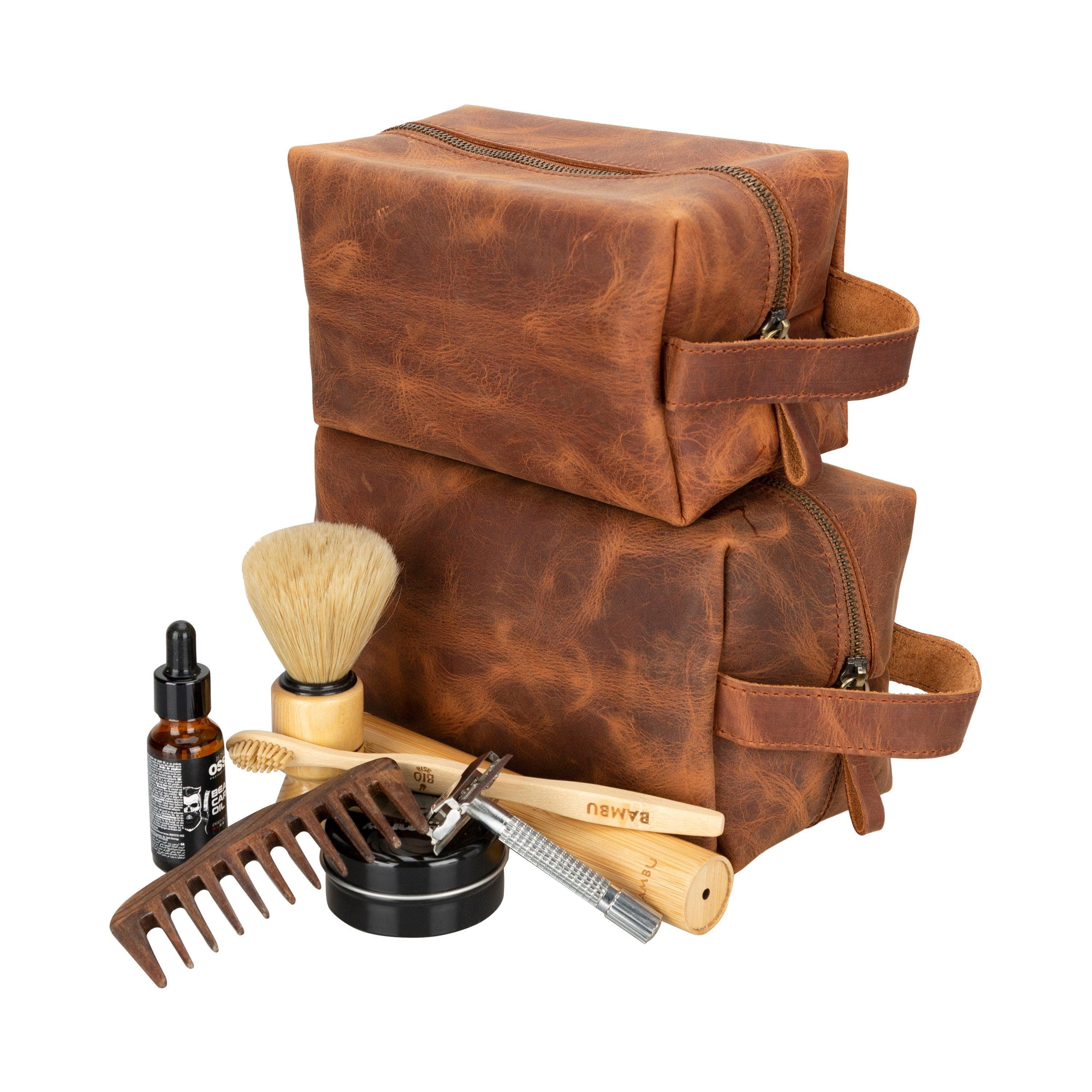 Eve Leather Dopp Kit, X Large Bouletta