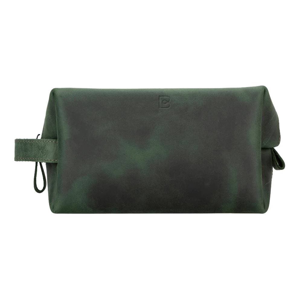Eve Leather Dopp Kit, X Large Cypress Bouletta