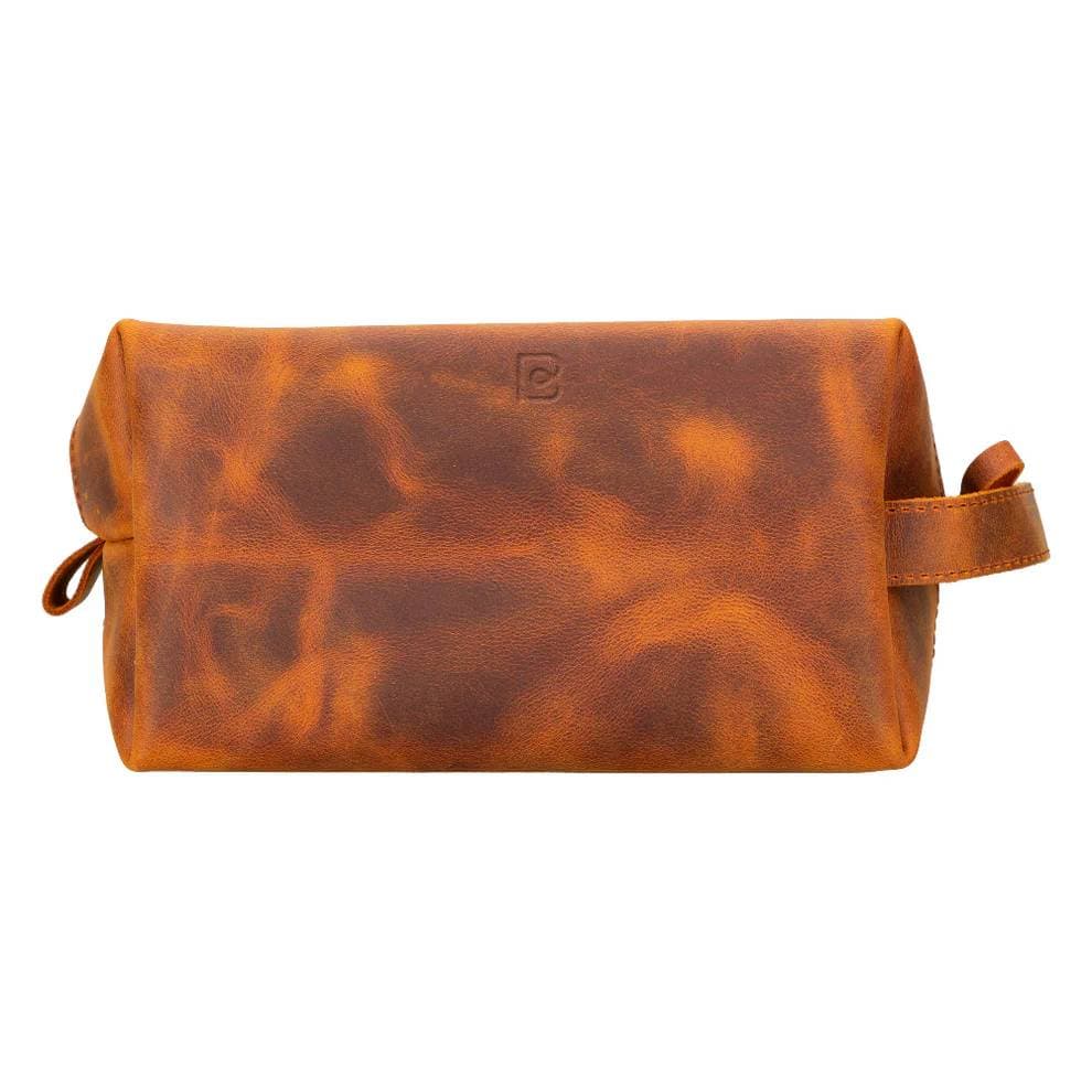Eve Leather Dopp Kit, X Large Bamboo Bouletta