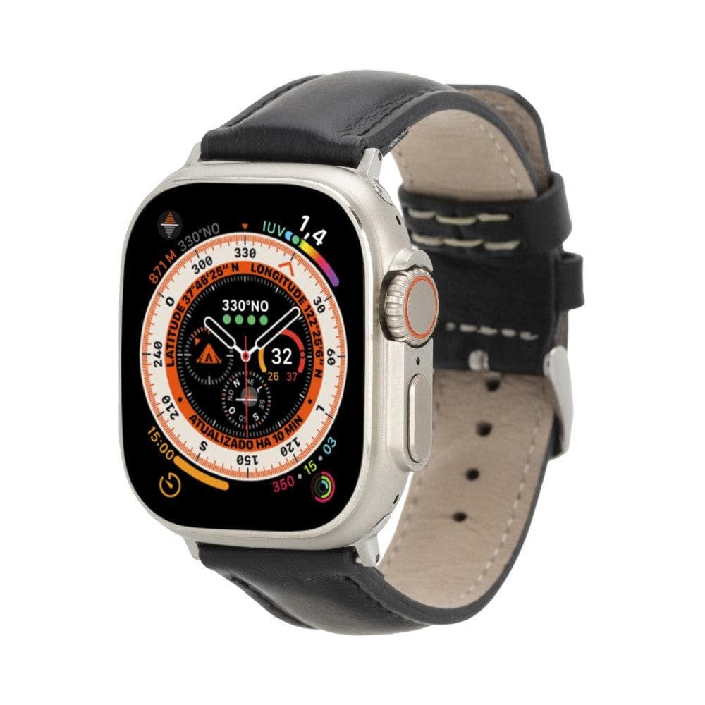Exeter Classic Apple Watch Leather Straps Black / Leather Bouletta