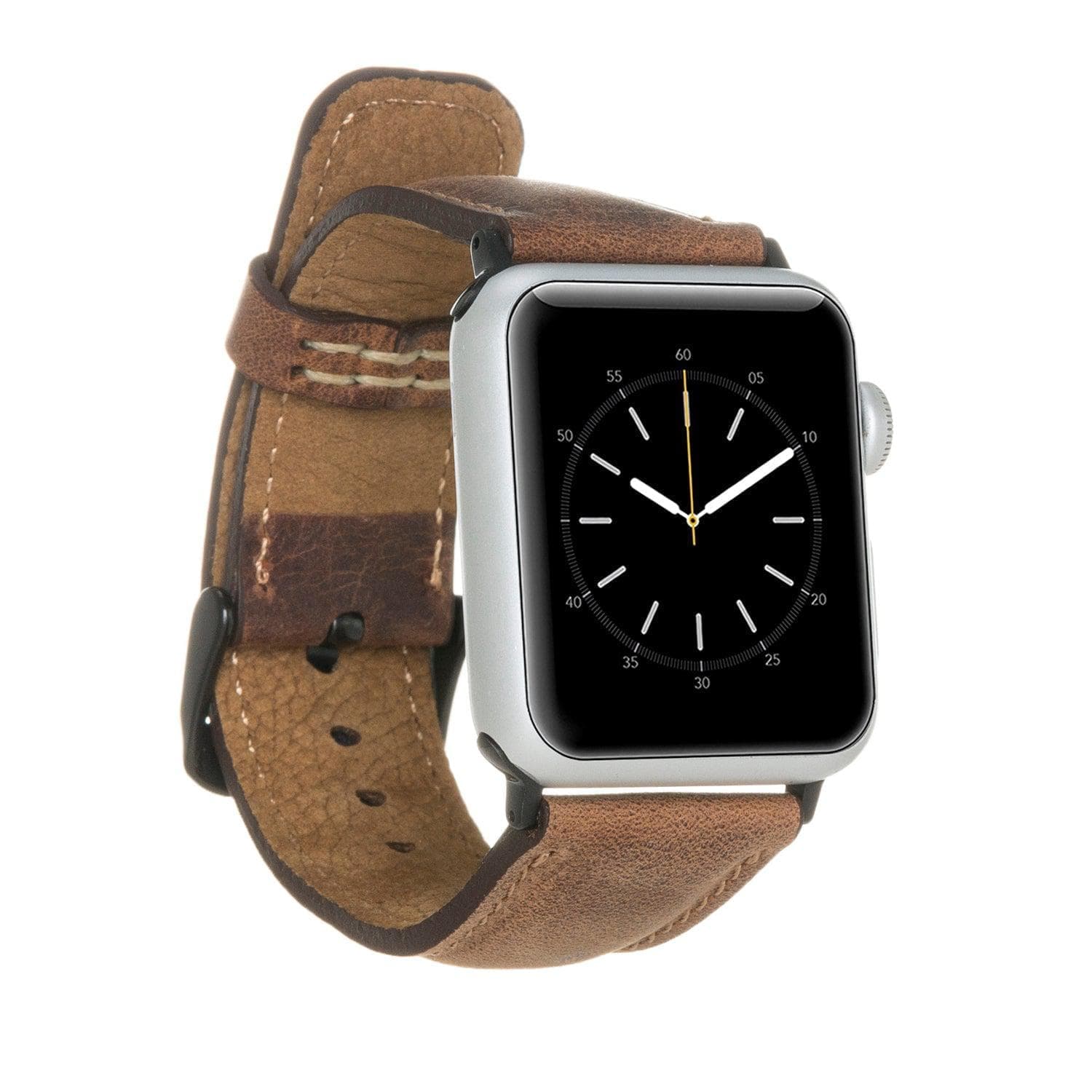Exeter Classic Apple Watch Leather Straps Dark Brown / Leather Bouletta