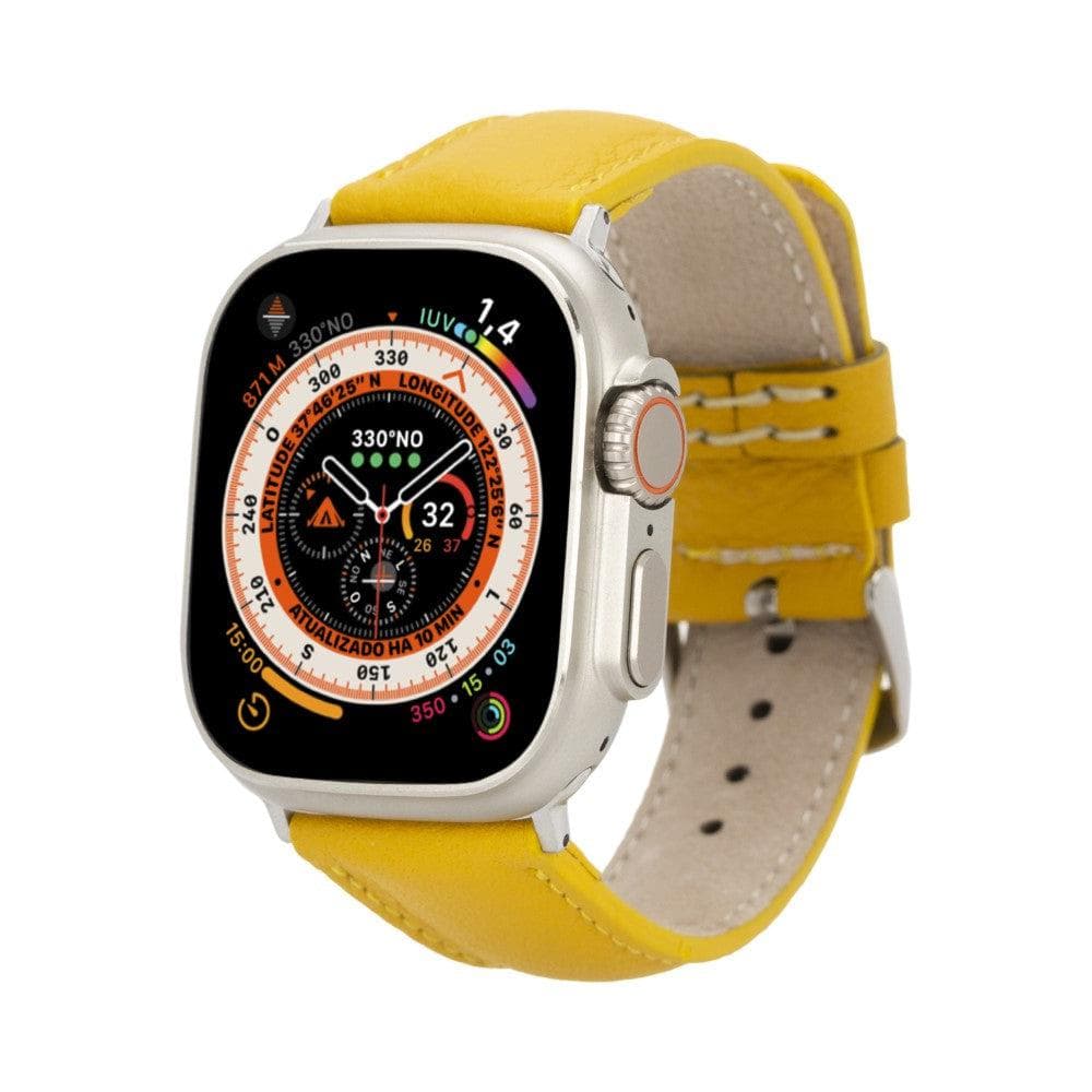 Exeter Classic Apple Watch Leather Straps Yellow / Leather Bouletta