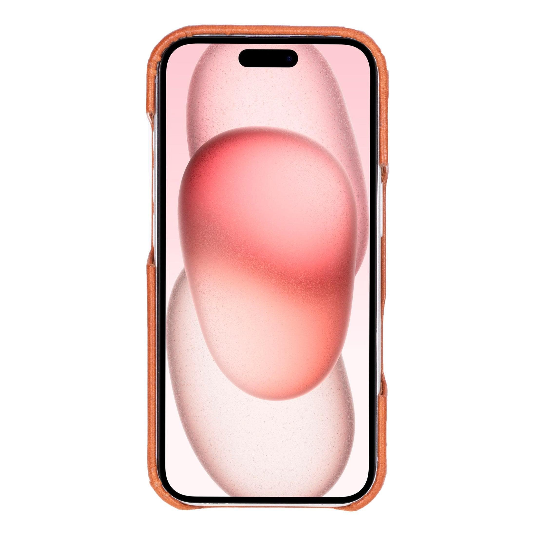 F360 Leather iPhone 17 Case Tan Bouletta