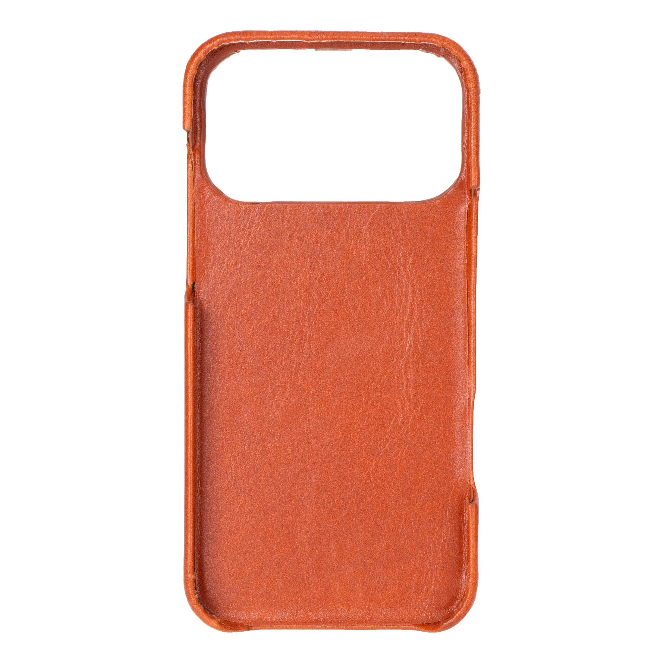 F360 Leather iPhone 17 Pro Case Tan Bouletta