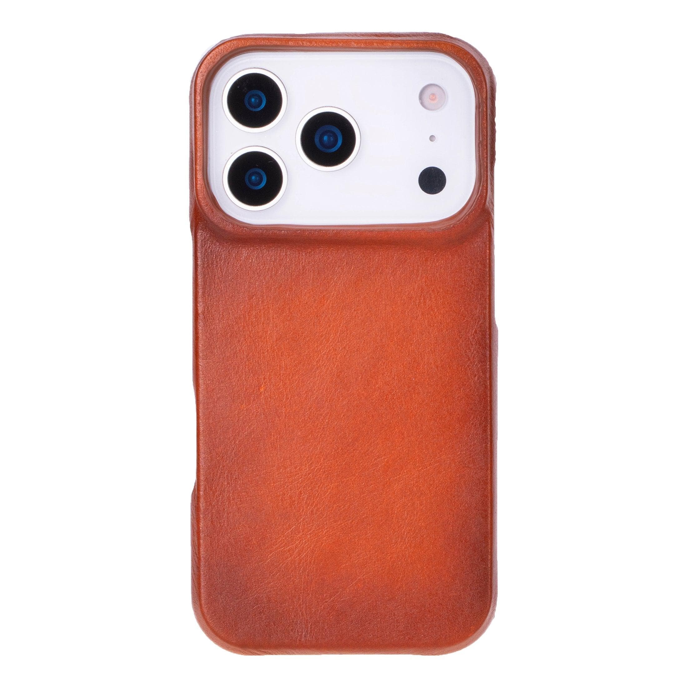 F360 Leather iPhone 17 Pro Max Case Tan Bouletta