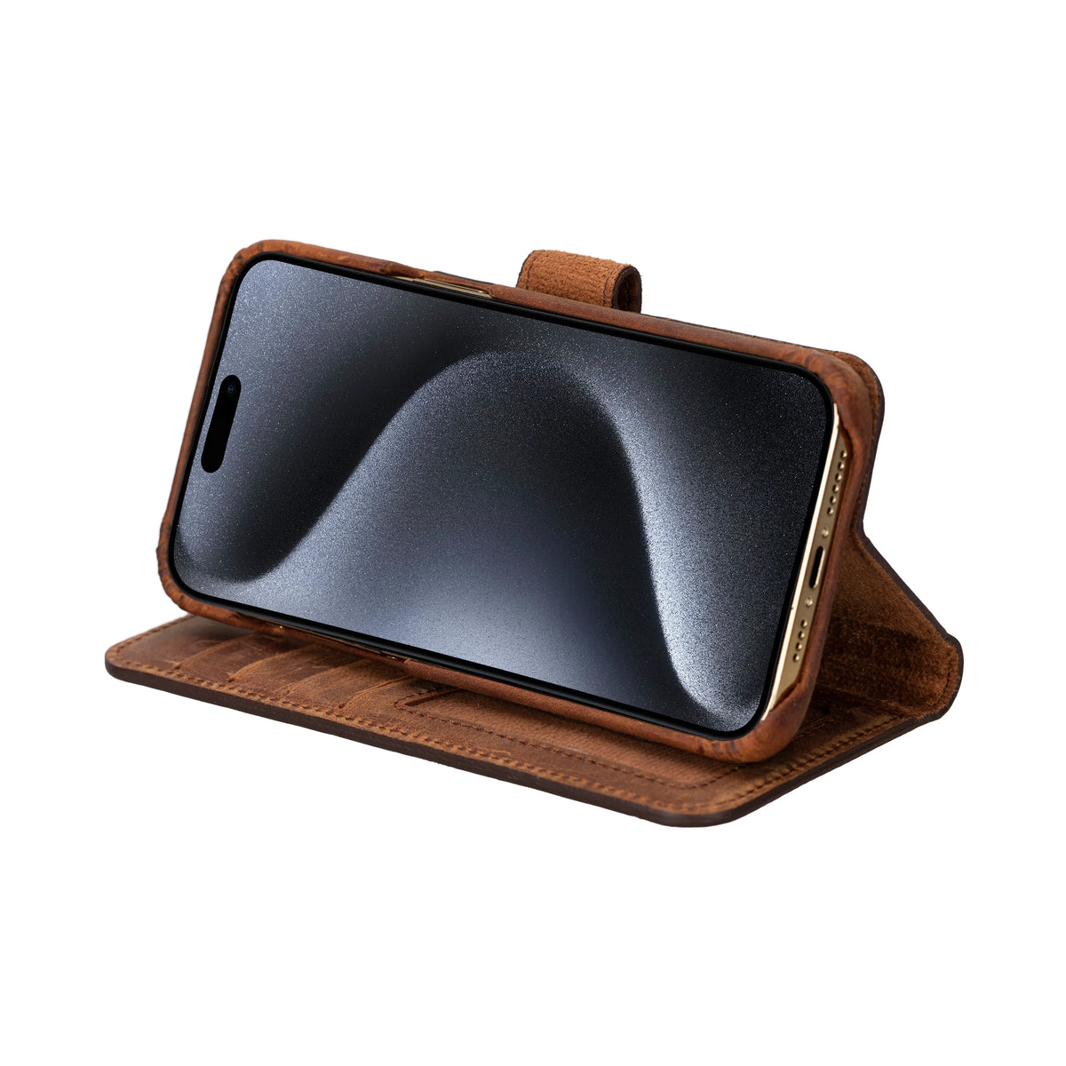 F360 Magic Leather I Phone 16 Pro Detachable Wallet Case Bouletta