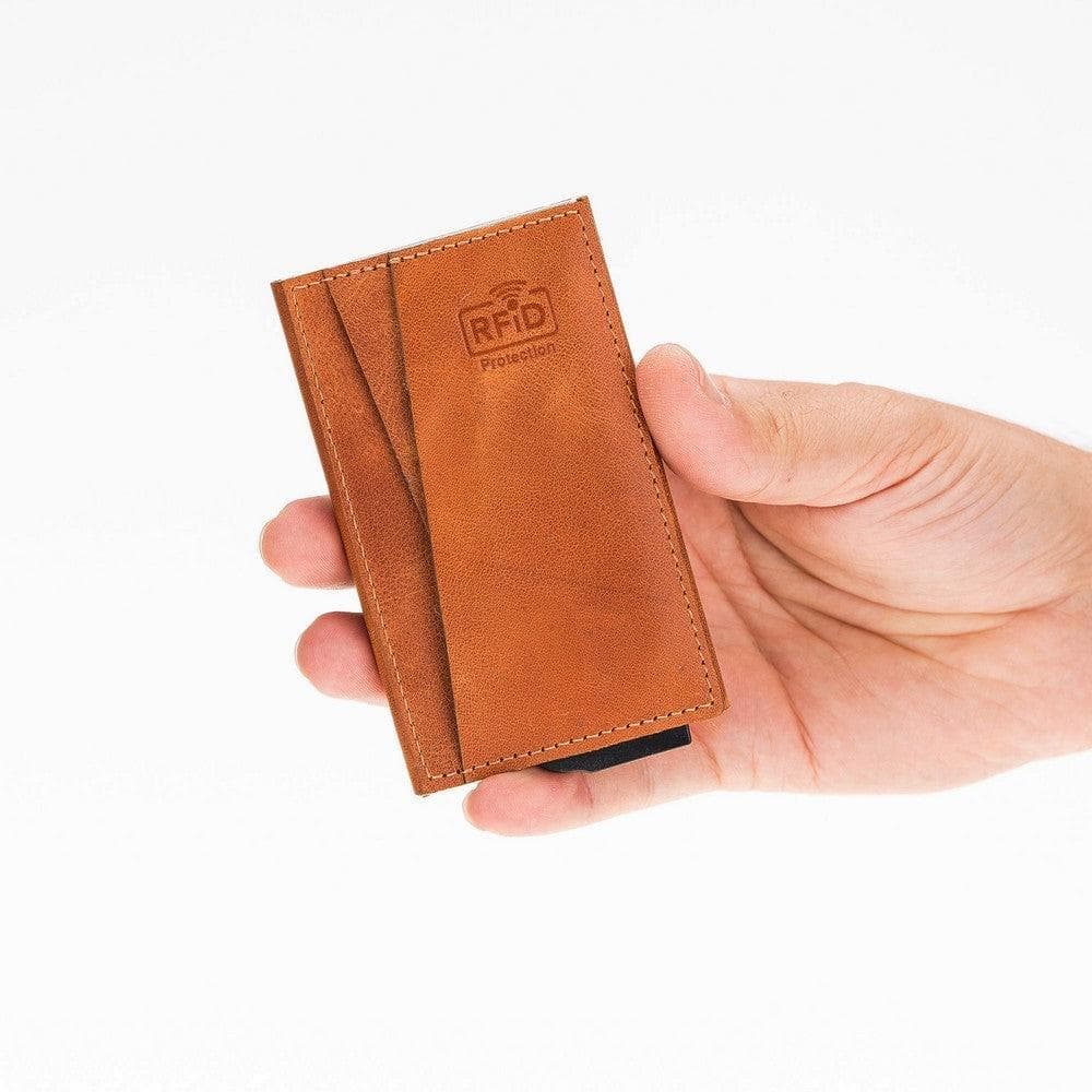 Fernando Leather RFID Card Holder Bouletta