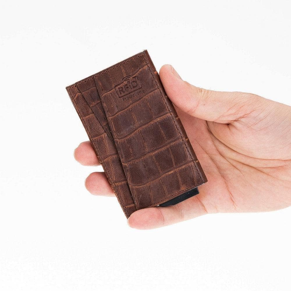 Fernando Leather RFID Card Holder Bouletta