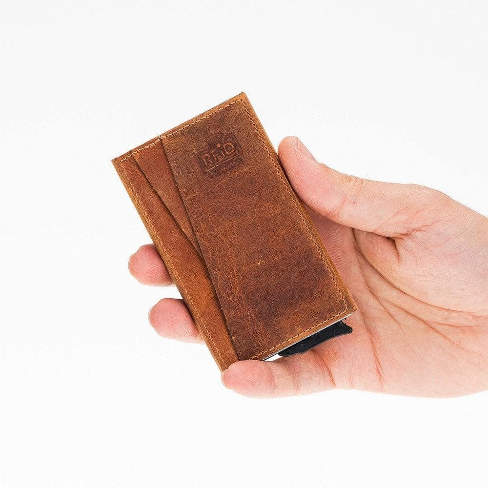 Fernando Leather RFID Card Holder Bouletta
