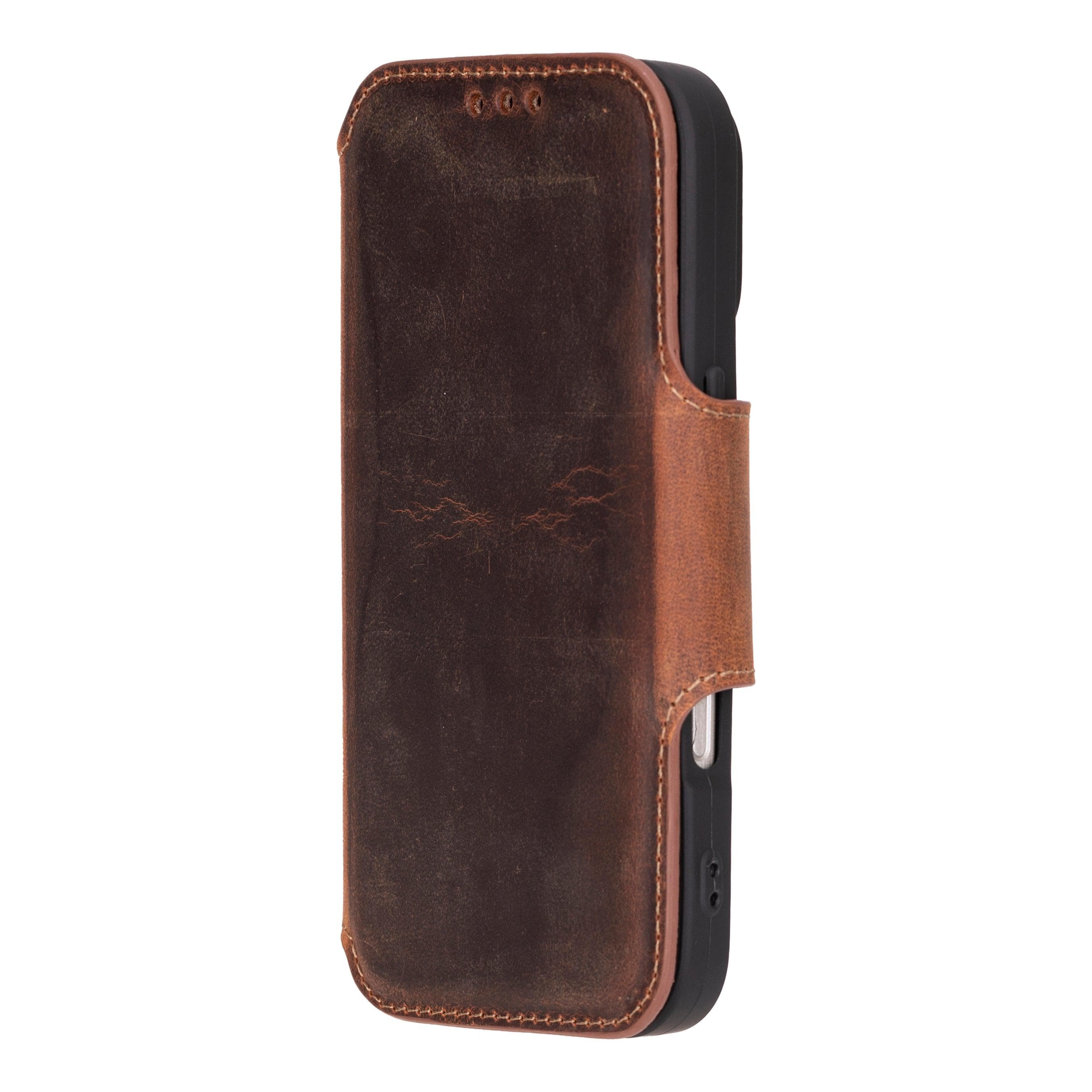 Firenze iPhone 16 Pro Leather Folio Case Bouletta